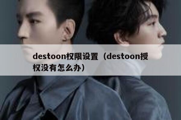 destoon权限设置（destoon授权没有怎么办）