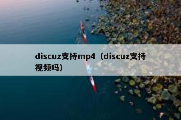 discuz支持mp4（discuz支持视频吗）