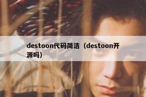 destoon代码简洁（destoon开源吗）