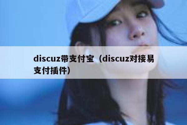 discuz带支付宝（discuz对接易支付插件）