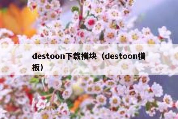 destoon下载模块（destoon模板）