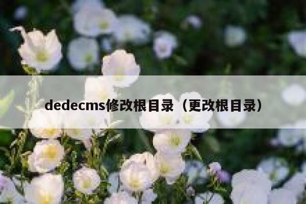 dedecms修改根目录（更改根目录）