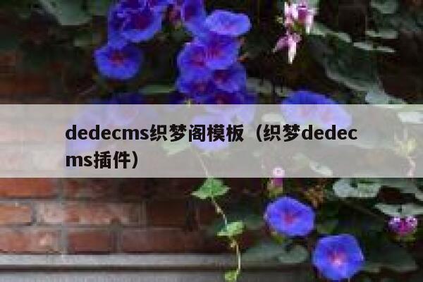 dedecms织梦阁模板（织梦dedecms插件）