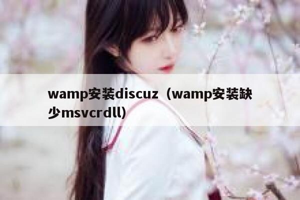 wamp安装discuz（wamp安装缺少msvcrdll）