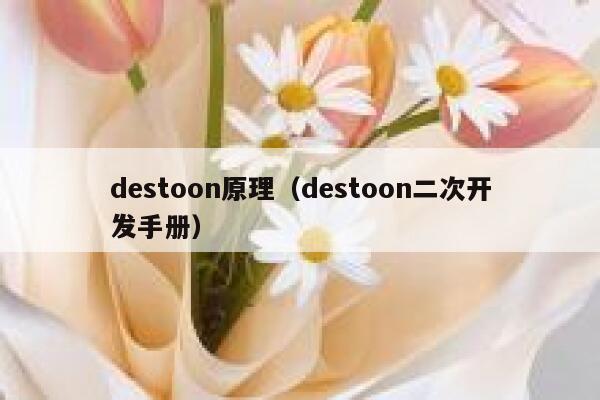 destoon原理（destoon二次开发手册）