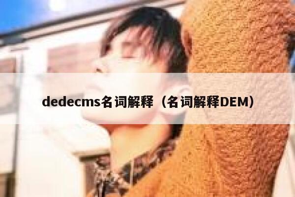 dedecms名词解释（名词解释DEM）