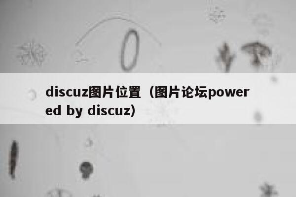 discuz图片位置（图片论坛powered by discuz）