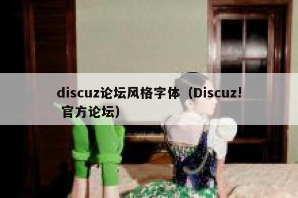 discuz论坛风格字体（Discuz! 官方论坛）