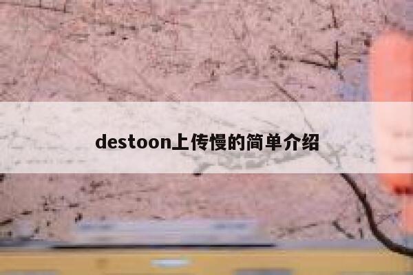 destoon上传慢的简单介绍