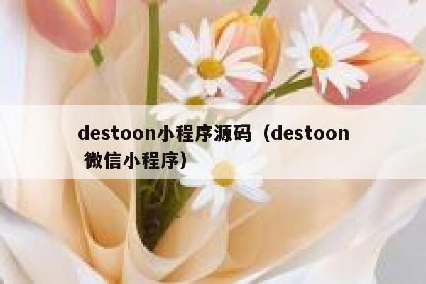 destoon小程序源码（destoon 微信小程序）