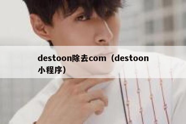 destoon除去com（destoon小程序）