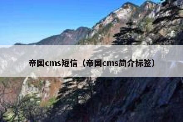 帝国cms短信（帝国cms简介标签）