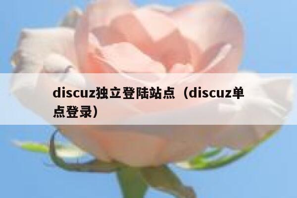 discuz独立登陆站点（discuz单点登录）