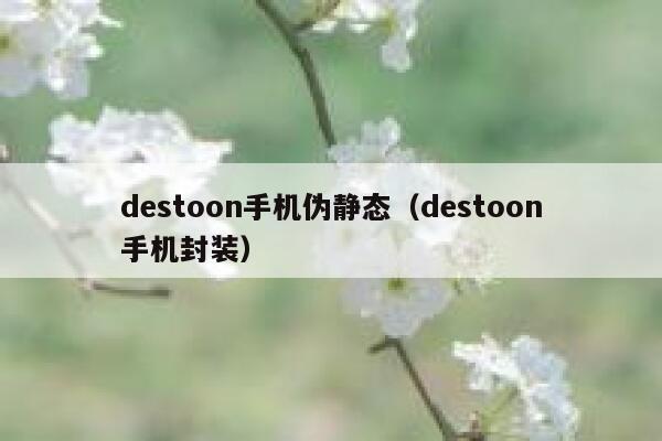 destoon手机伪静态（destoon手机封装）