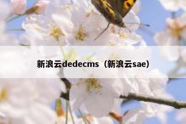 新浪云dedecms（新浪云sae）