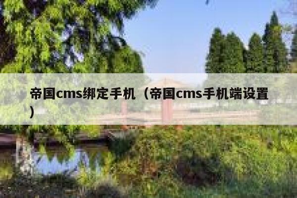 帝国cms绑定手机（帝国cms手机端设置）