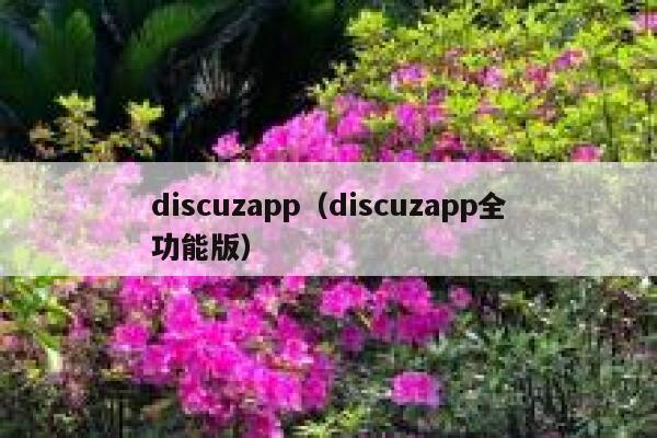 discuzapp（discuzapp全功能版）