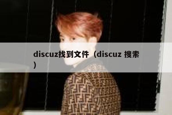 discuz找到文件（discuz 搜索）