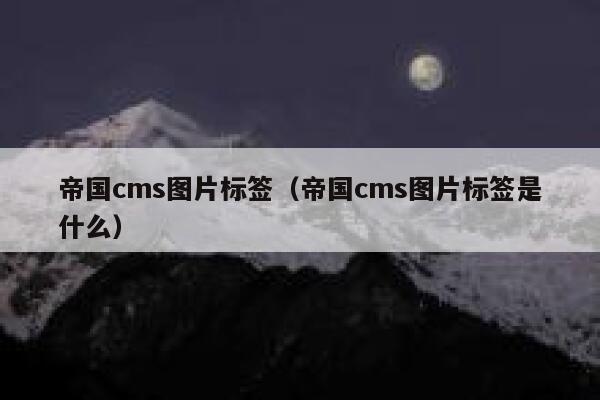 帝国cms图片标签（帝国cms图片标签是什么）