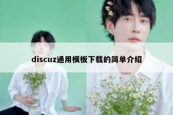 discuz通用模板下载的简单介绍