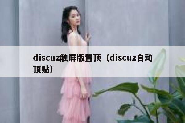 discuz触屏版置顶（discuz自动顶贴）