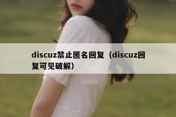 discuz禁止匿名回复（discuz回复可见破解）