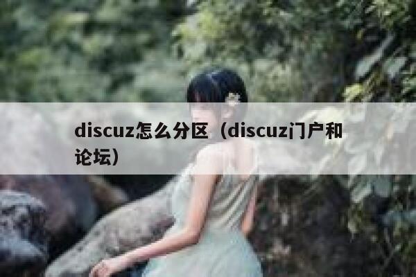 discuz怎么分区（discuz门户和论坛）