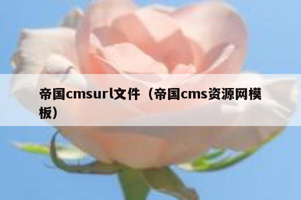 帝国cmsurl文件（帝国cms资源网模板）