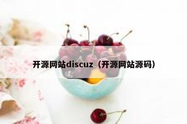 开源网站discuz（开源网站源码）