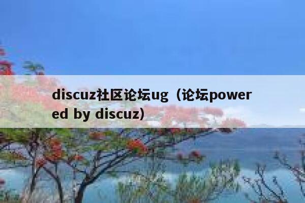 discuz社区论坛ug（论坛powered by discuz）