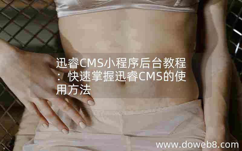 迅睿CMS小程序后台教程：快速掌握迅睿CMS的使用方法