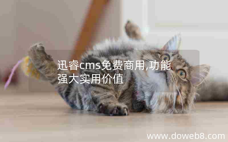 迅睿cms免费商用,功能强大实用价值