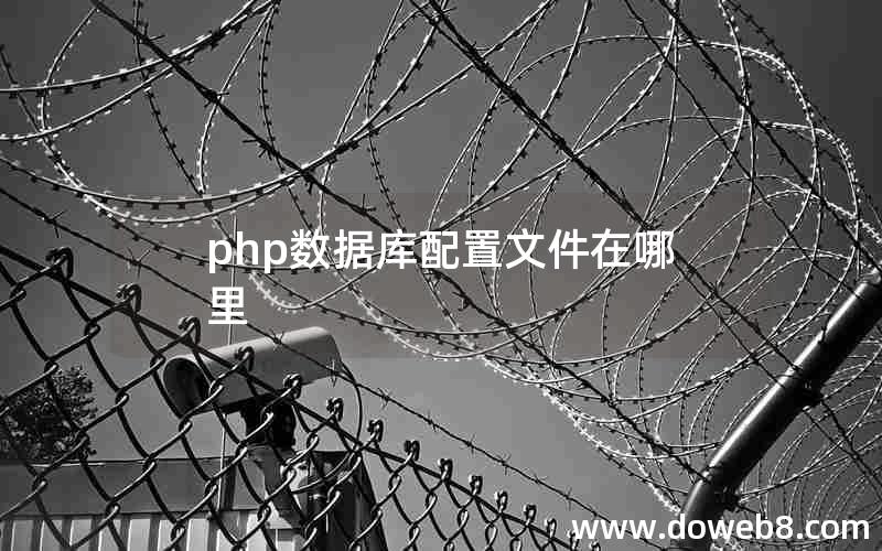 php数据库配置文件在哪里