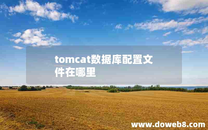 tomcat数据库配置文件在哪里