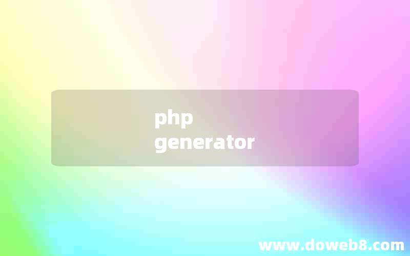 php generator