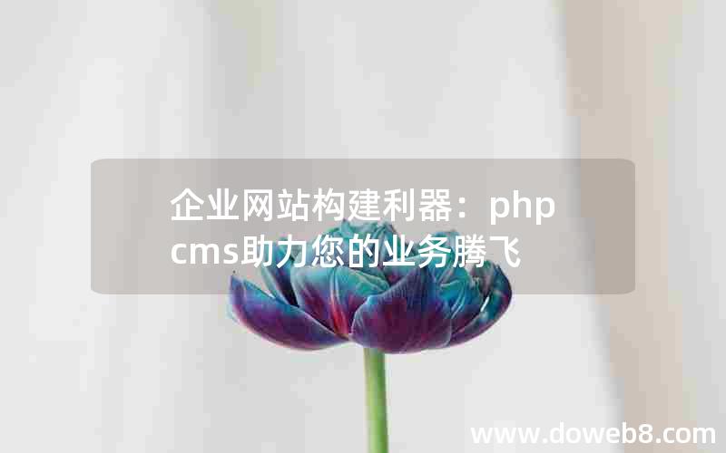 企业网站构建利器：phpcms助力您的业务腾飞