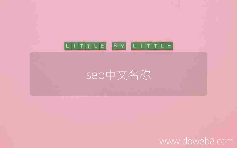 seo中文名称