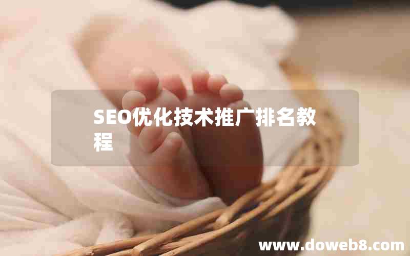 SEO优化技术推广排名教程(seo优化技术推广排名教程)