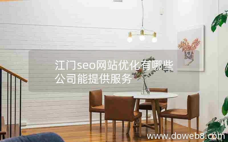 江门seo网站优化有哪些公司能提供服务