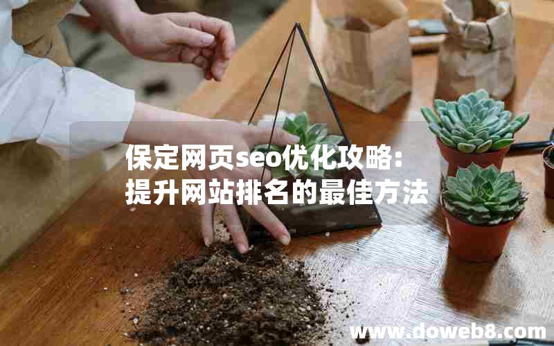 保定网页seo优化攻略:提升网站排名的最佳方法