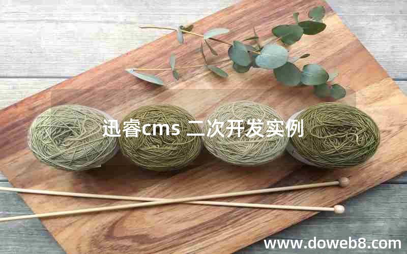 迅睿cms 二次开发实例