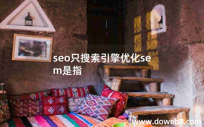 seo只搜索引擎优化sem是指