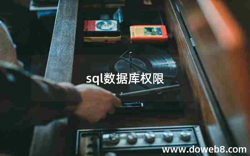 sql数据库权限