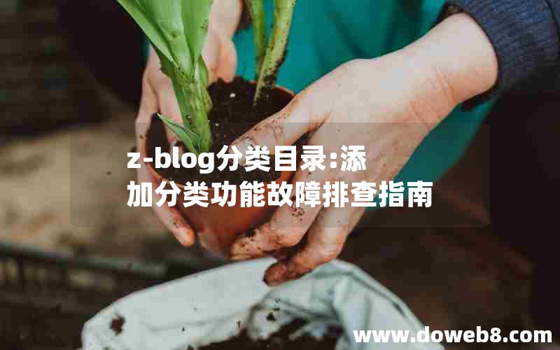 z-blog分类目录:添加分类功能故障排查指南