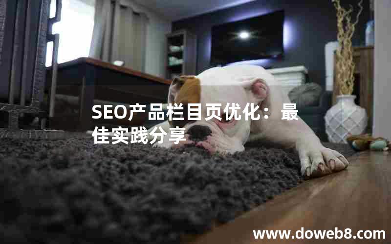 SEO产品栏目页优化：最佳实践分享