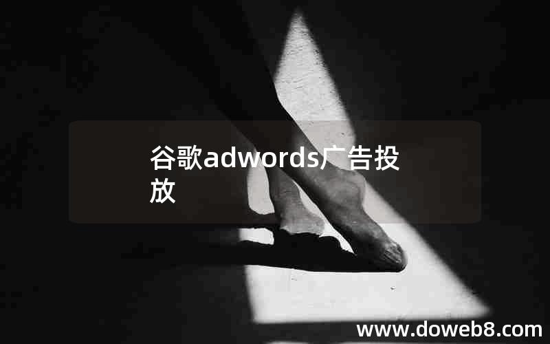 谷歌adwords广告投放