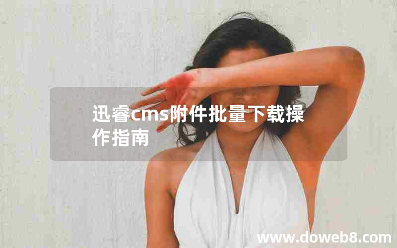 迅睿cms附件批量下载操作指南