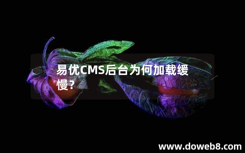 易优CMS后台为何加载缓慢？