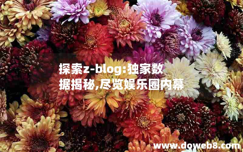 探索z-blog:独家数据揭秘,尽览娱乐圈内幕