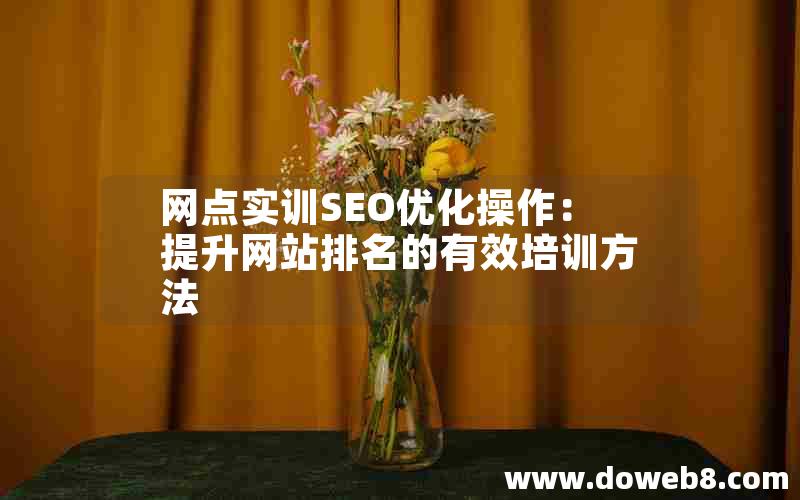 网点实训SEO优化操作：提升网站排名的有效培训方法